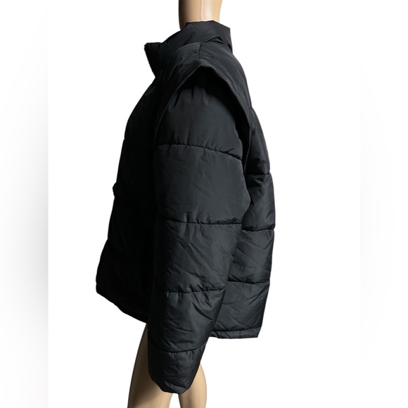 WeWoreWhat Snap Off Puffer Jacket/Vest Gorpcore Preppy Outdoor Cabin Women L EUC - Picture 5 of 15